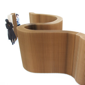 molo softwall kraft paper - braun 183 cm hoch, 23,5 cm breit