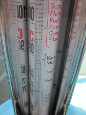 Es ist Sommer, wenn man die Temperaturen mit dem Einkochthermometer messen kann