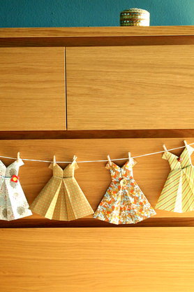 Origami- Kleidchen...