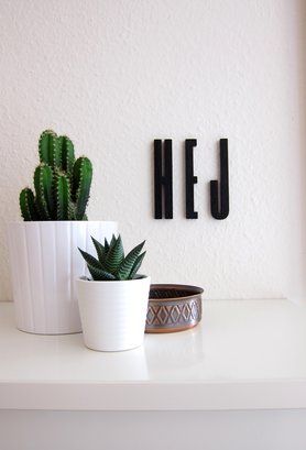 Typografie Ideen für deine Wohnung