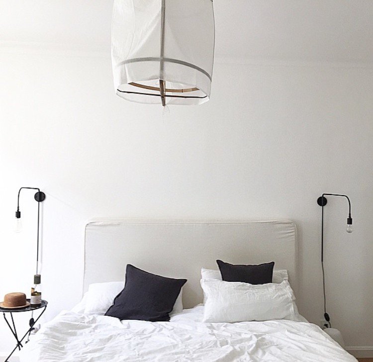 schlafzimmer schwarz und weiß