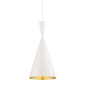 Tom Dixon - Alte Version - Beat Tall LED Pendelleuchte - white