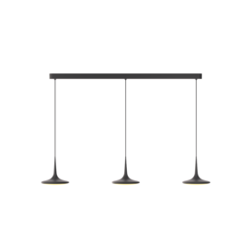 Grau - Falling Leaf Trace Pendelleuchte