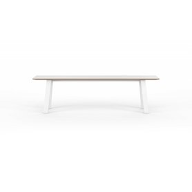 Bank JOONA - HPL Weiß & Natural White L 160 / B 35 / H 45