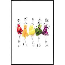 Rainbow Gerahmtes Poster