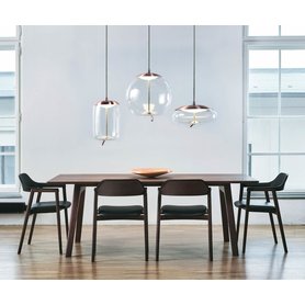 Conde House Ten Design Lehnstuhl Armlehnenstuhl aus Japan Eiche Walnuss Massivholz Stuhl mit Armlehnen Handmade Leder Grau Schwarz Dunkelgrau Hellgrau