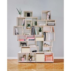 stocubo – Bücherregal mit Einschüben