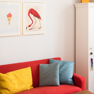 Wohnen mit der Farbe Rot