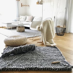 Ideen für Strickteppiche Ideen für Strickteppiche