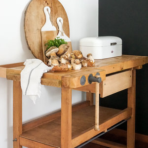 4 Upcycling-Ideen: Alte Werkbank als Küchenblock 4 Upcycling-Ideen: Alte Werkbank als Küchenblock