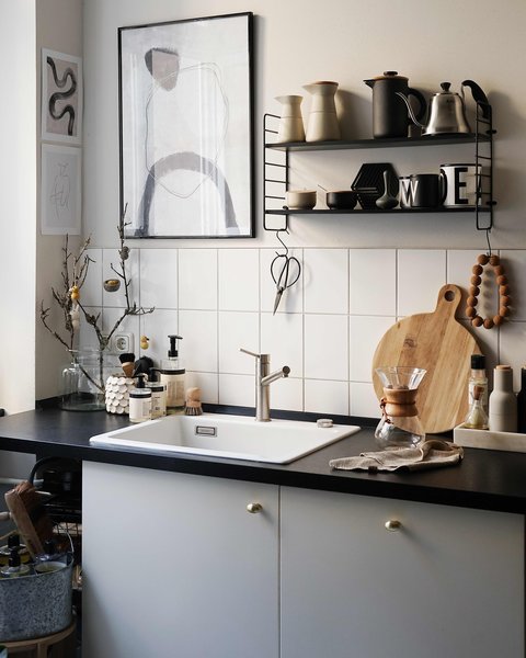 NEU IKEA SILVERPOPPEL DunkelTürkis Blatt Grün Schürze Kochschürze Küche