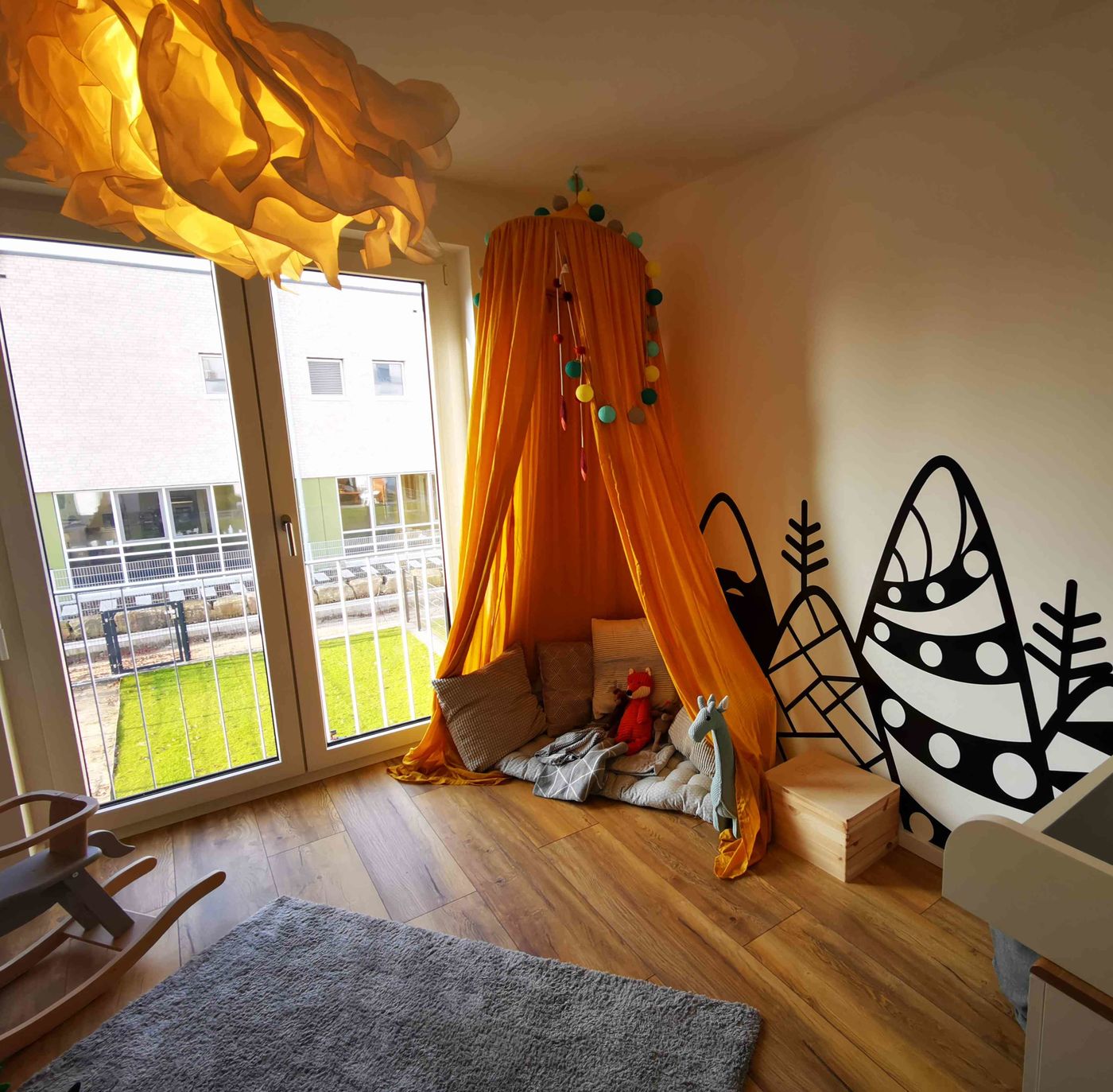Kinderzimmer Wandgestaltung