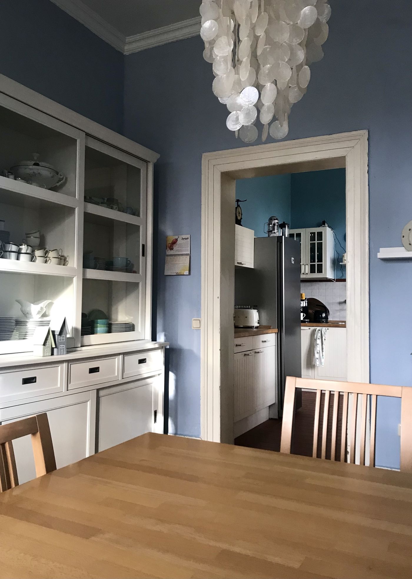 Wandfarbe Blau