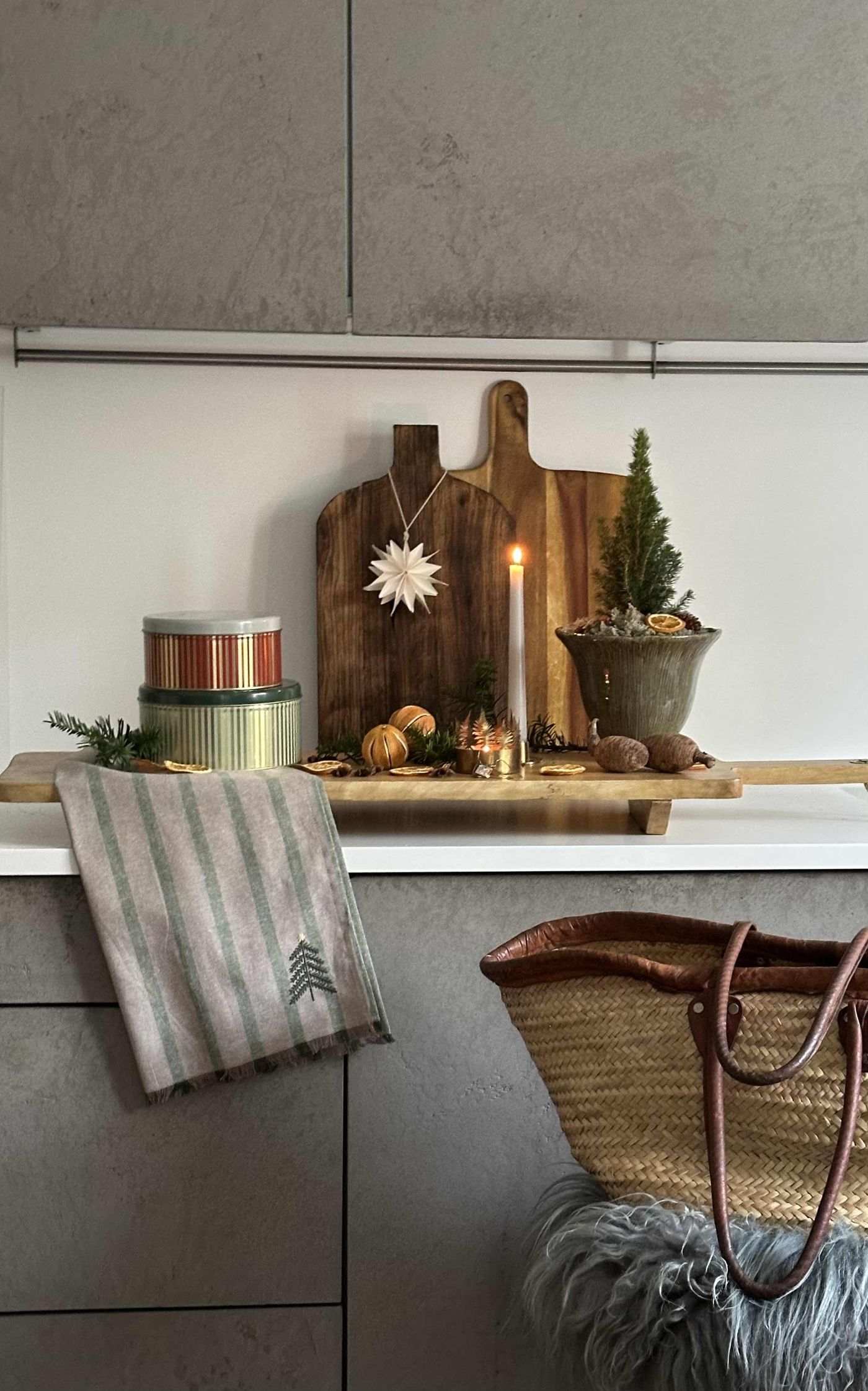 Weihnachtssterne basteln