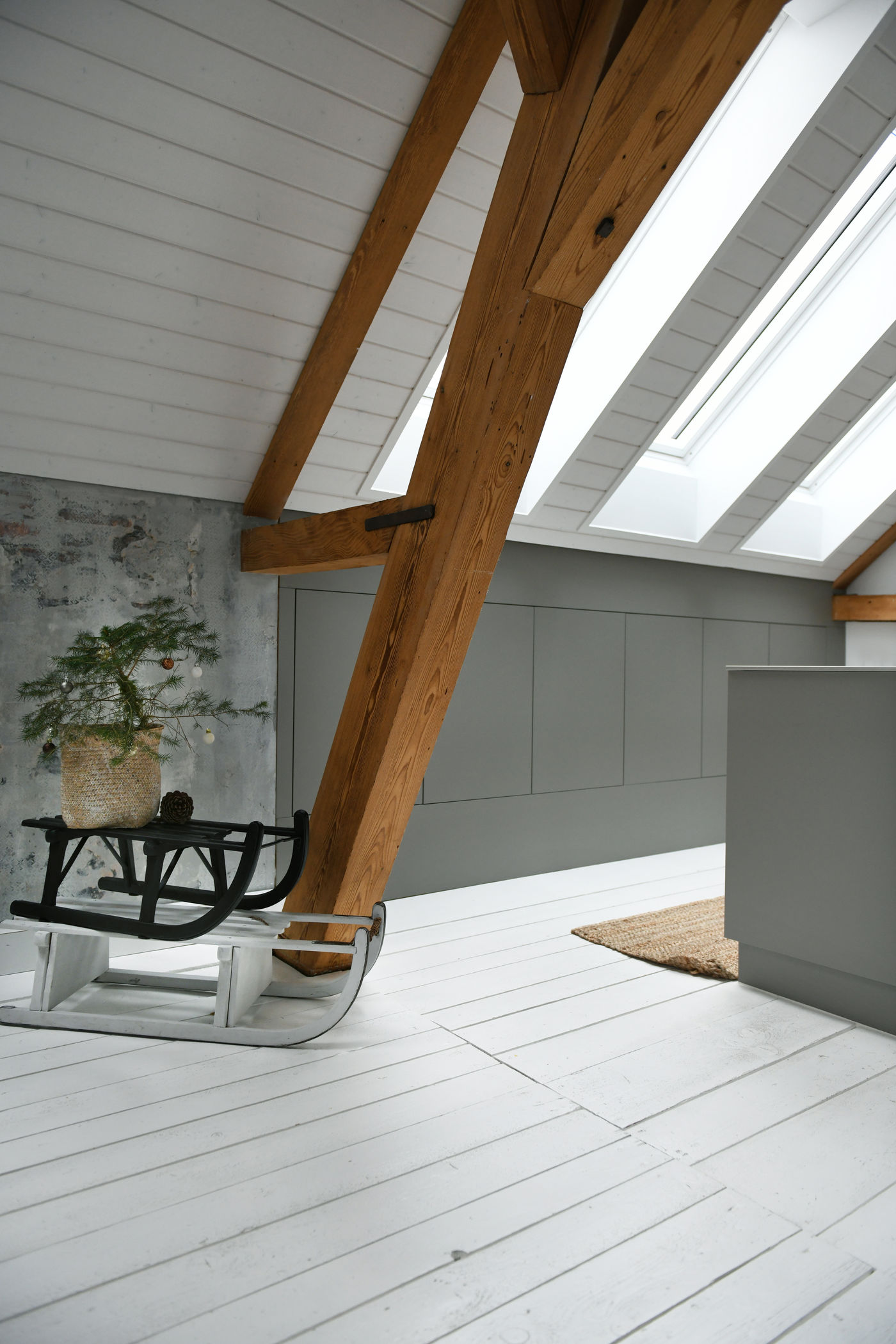 Ideen für deine Wohnung im Dachgeschoss mit Dachschrägen