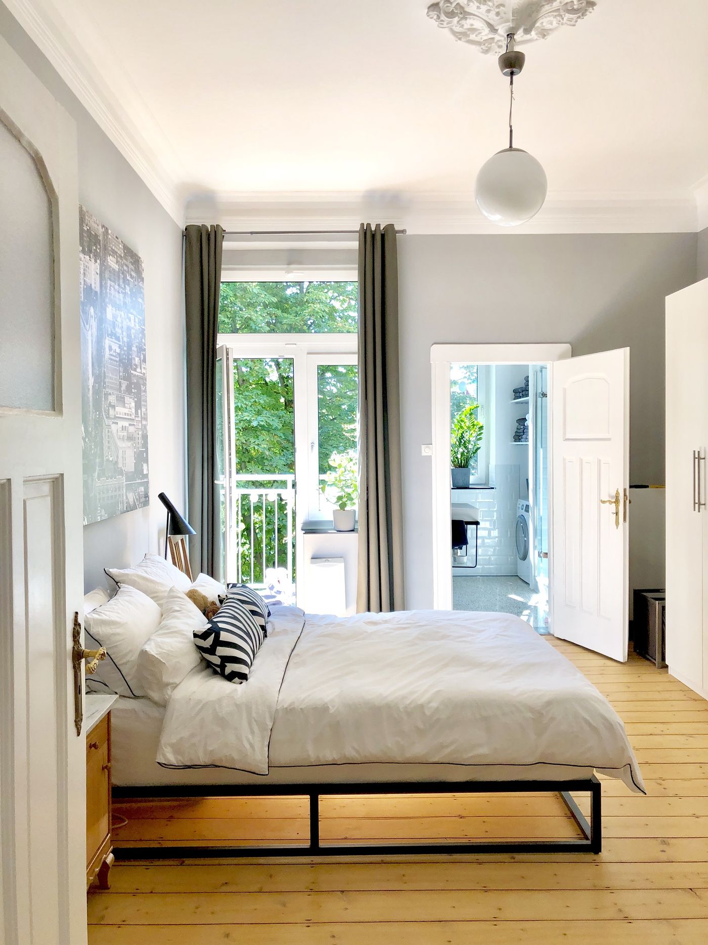 Wandfarbe Grau
