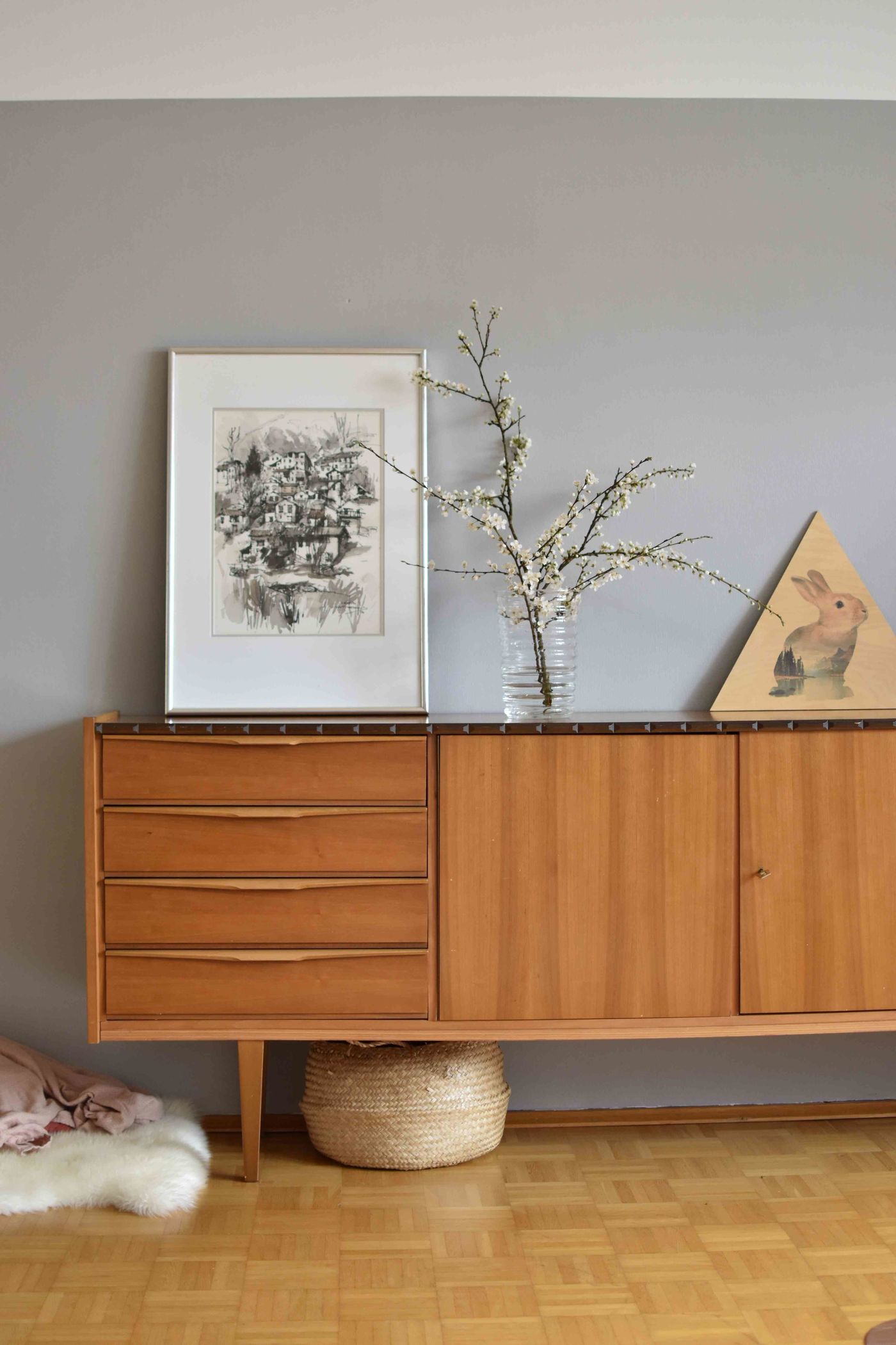 Wandfarbe Grau
