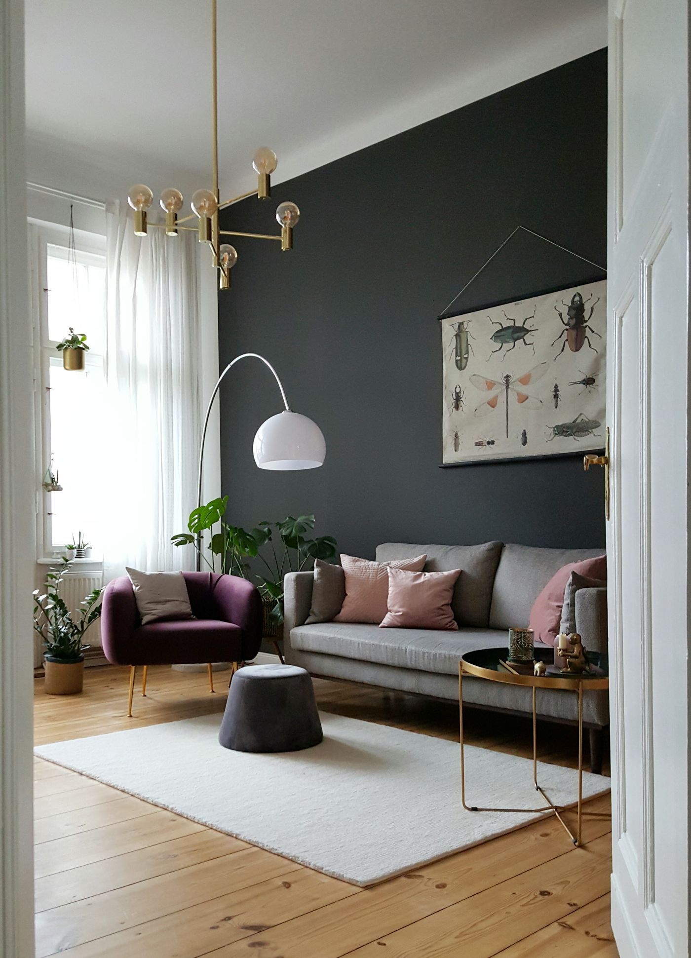 24 Wohnzimmer Wandfarbe Grau