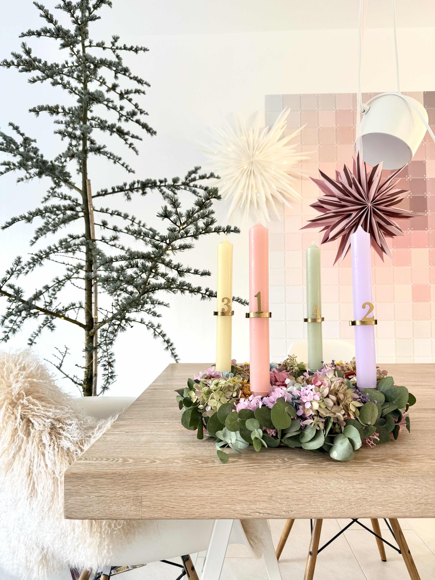 Weihnachtssterne basteln