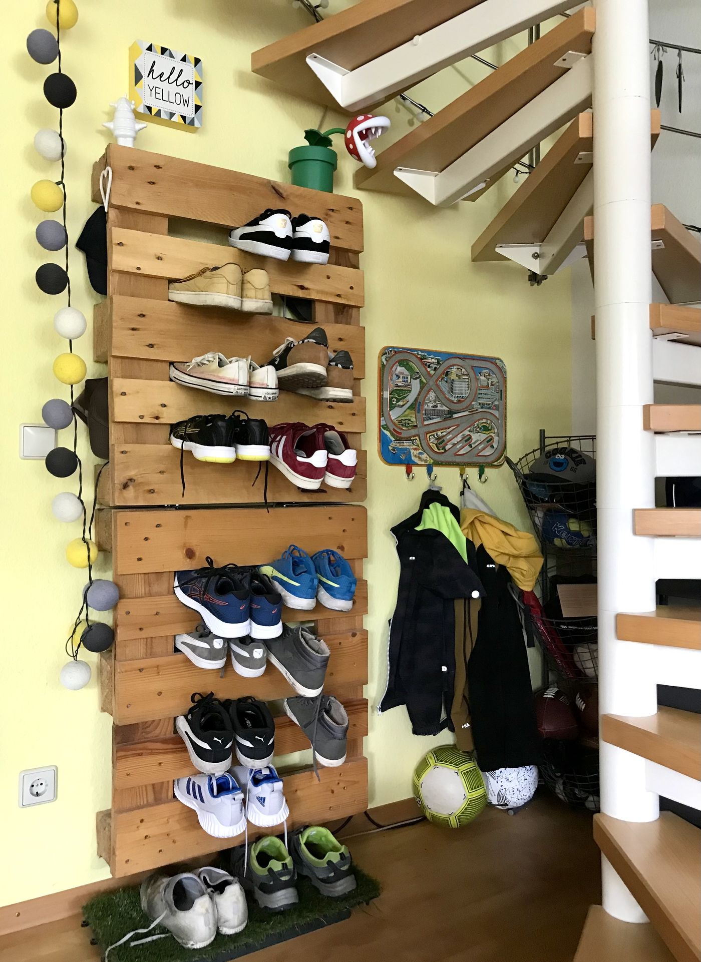 Garderobe selber bauen
