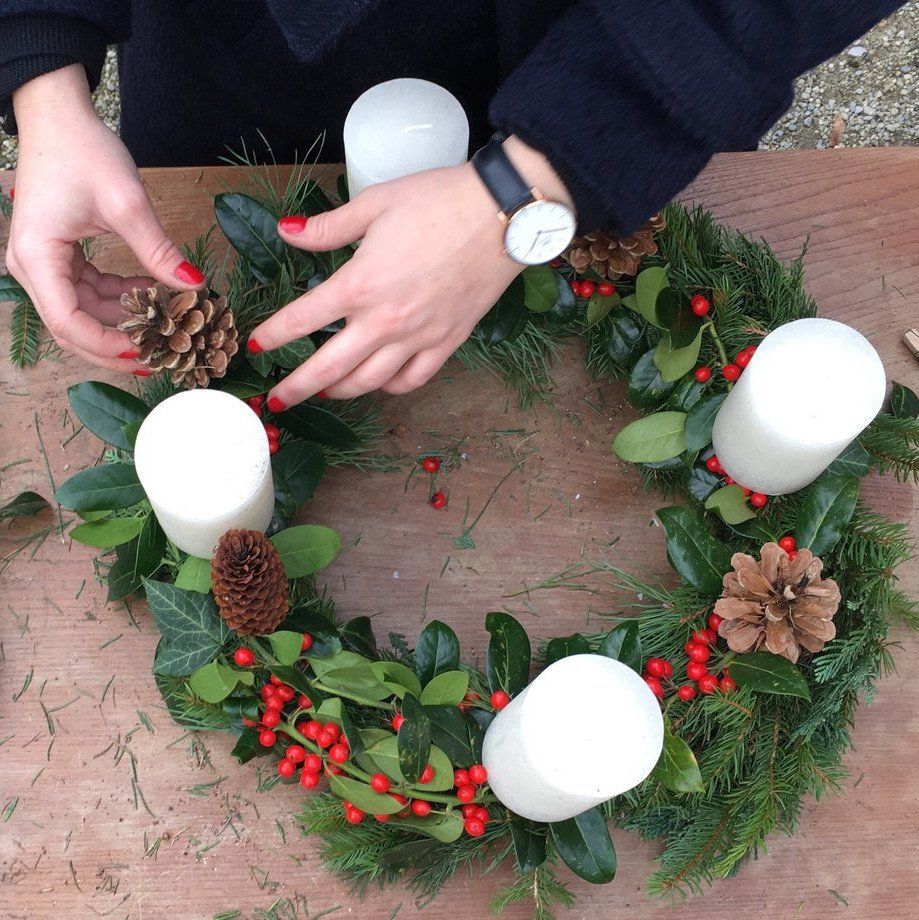 Ideen für deinen Adventskranz