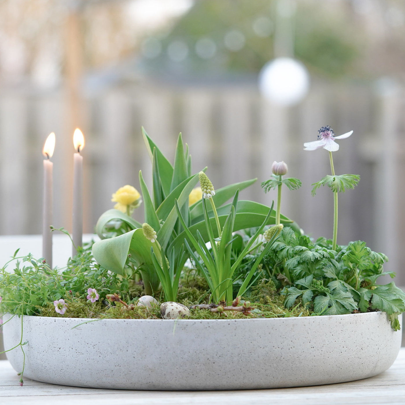 Fühlingshafte DIY-Blumenschale von sabrinchensoest