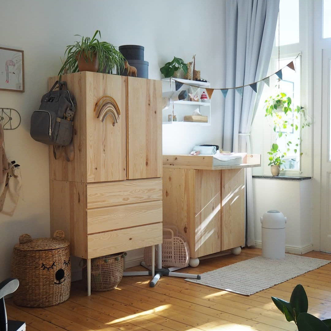 IVAR, MALM und HEMNES: 3 Ideen für eine Wickelkommode
