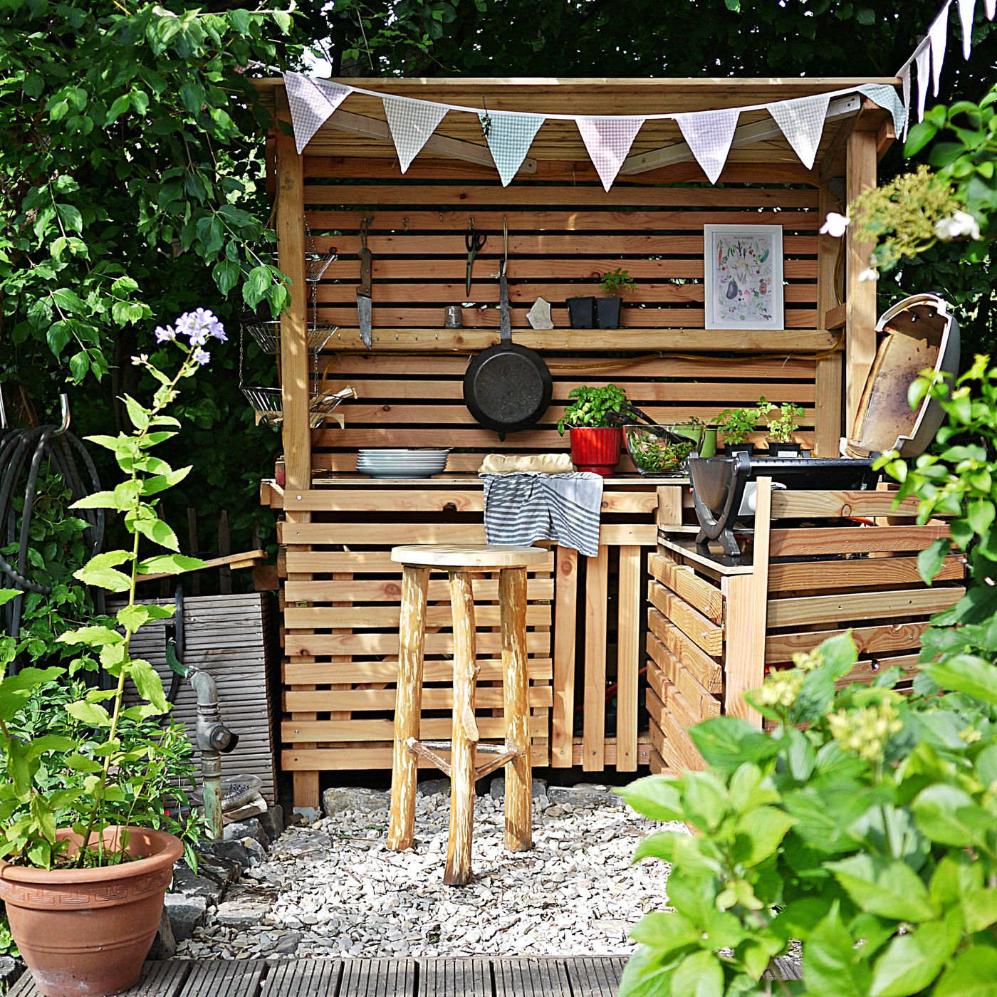 Outdoorküche: Köstlich kochen unter freiem Himmel