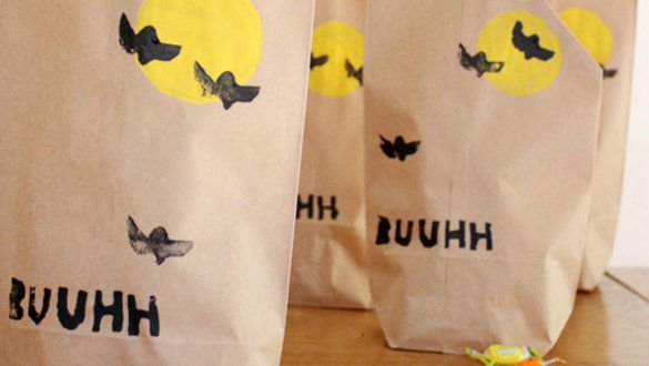DIY Papiertüten für die Halloween-Überraschung
