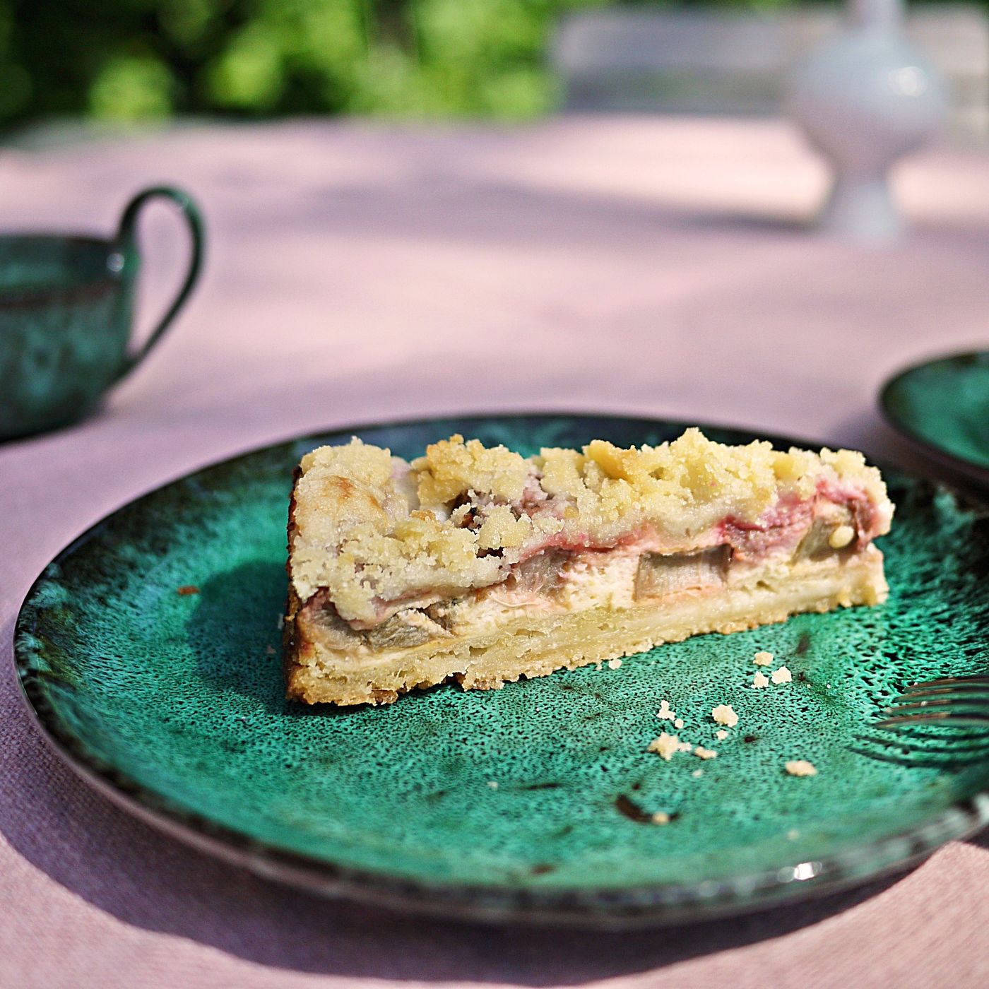 Rhabarber-Streuselkuchen von gräserrauschen