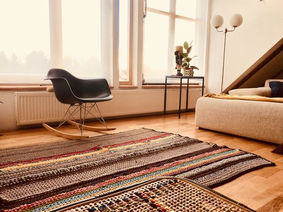 Wohnraum - Teppich habe ich selbst gemacht 😎 Wohnraum - Teppich habe ich selbst gemacht 😎