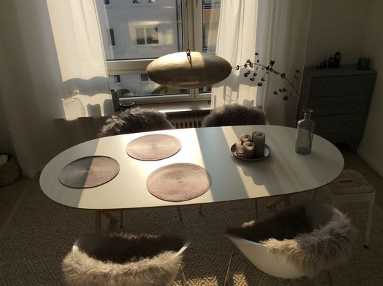 Abendstimmung am Tisch in Abendstimmung am Tisch in