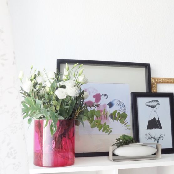 weiß + pink + weiß + pink +