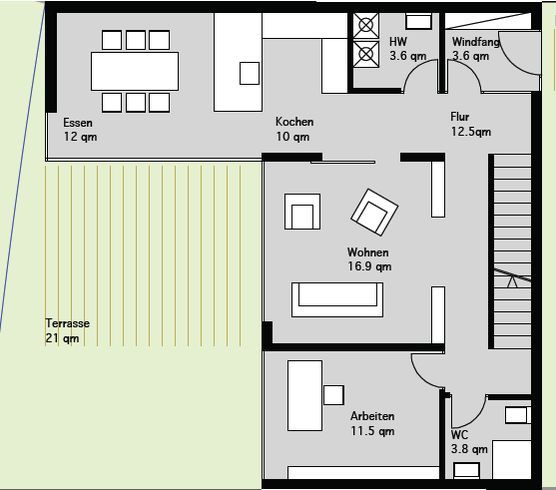 EG Grundriss VS2 EG Grundriss VS2