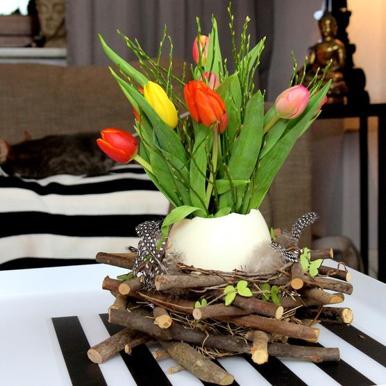 Meine Tischdeko zu Ostern Meine Tischdeko zu Ostern