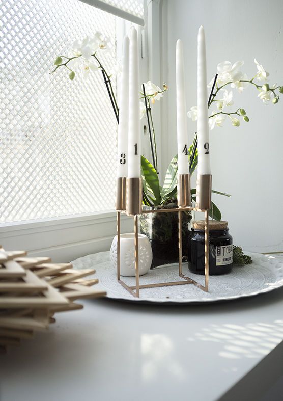 Einfacher Adventskranz 2.0 Einfacher Adventskranz 2.0