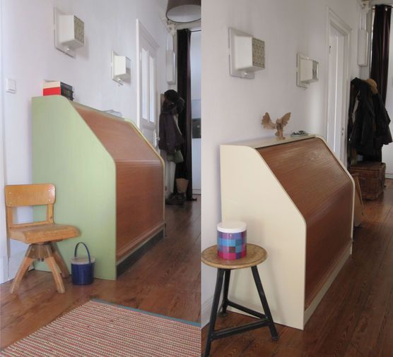 Rolladenschrank mit neuem Kleid Rolladenschrank mit neuem Kleid