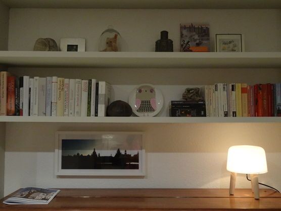 Bücherregal - neu gestrichen und dekoriert Bücherregal - neu gestrichen und dekoriert