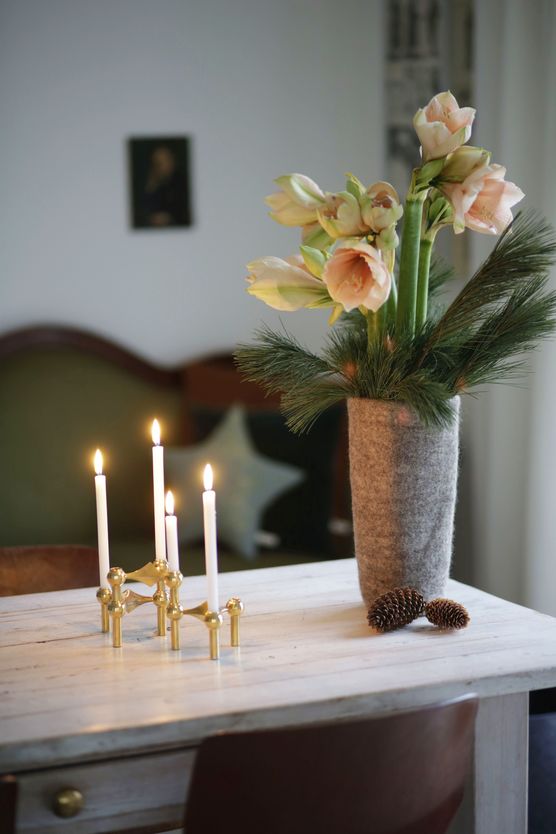 Diesen wunderschönen Amaryllis-Strauss habe Diesen wunderschönen Amaryllis-Strauss habe