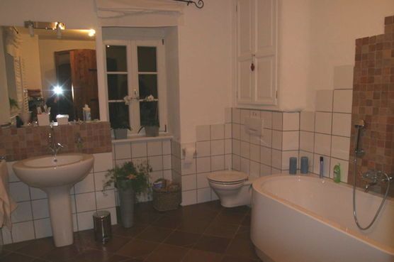 Badezimmer in Terracotta Badezimmer in Terracotta