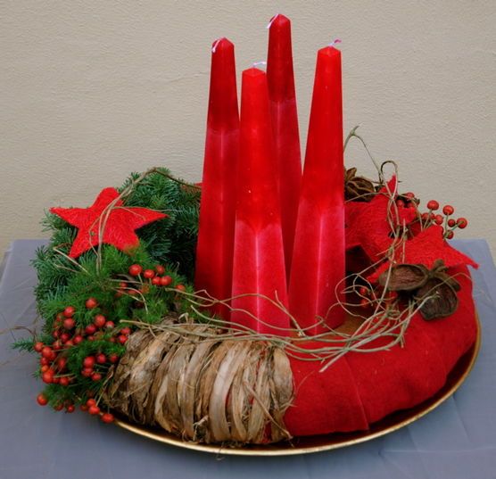 Adventskranz traditionell - und dennoch anders Adventskranz traditionell - und dennoch anders