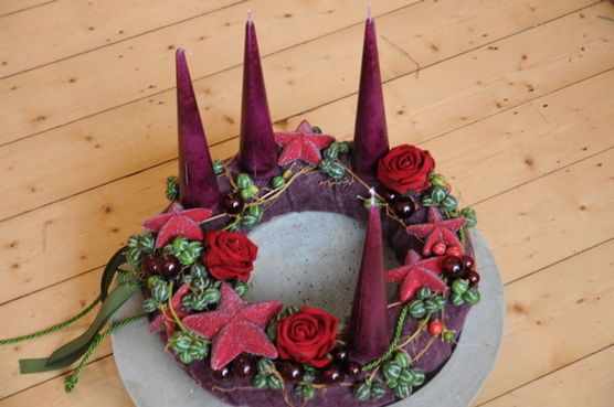 Adventskranz für die Romantiker unter uns... Adventskranz für die Romantiker unter uns...