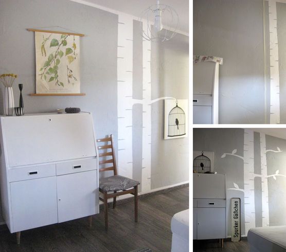 ● Birken im Schlafzimmer ● ● Birken im Schlafzimmer ●