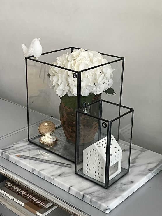 Die Glasvitrinen sind so Die Glasvitrinen sind so