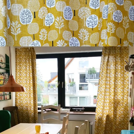 Neue Gardinen in Gelb - Birch Fabrics Neue Gardinen in Gelb - Birch Fabrics