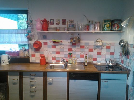 Küche aufhübschen --> Küchenschränke bekleben, Fliesenaufkleber Küche aufhübschen --> Küchenschränke bekleben, Fliesenaufkleber
