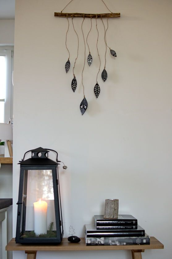 Wandbehang und Teelichthalter aus Treibholz Wandbehang und Teelichthalter aus Treibholz