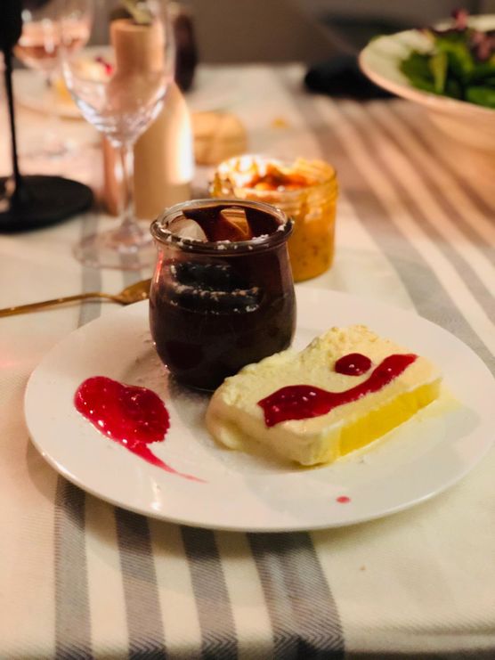 Zum Dessert gab es Zum Dessert gab es