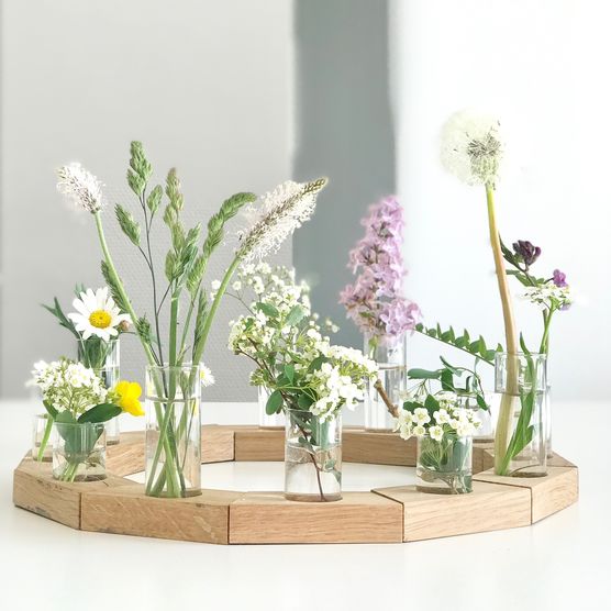 Naturschätzchen-Kranz mit Wiesenfundstücken Naturschätzchen-Kranz mit Wiesenfundstücken