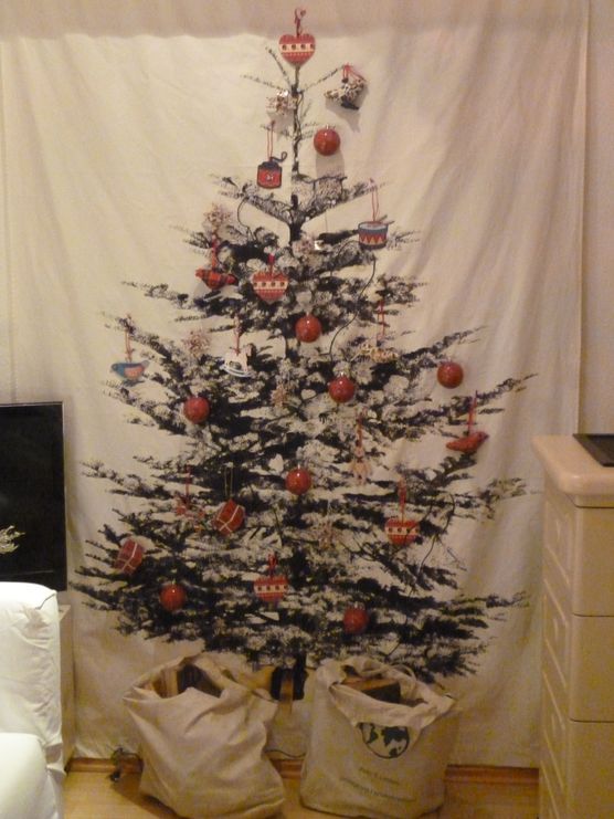 Weihnachtsbaum Vorhang Weihnachtsbaum Vorhang